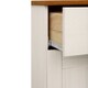 image 5 of Alby Cabinet with 2 Doors - 1 Drawer White/Honey | White | White/Honey