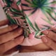 image 3 of SMUG Quick Dry Satin Hair Towel Turban - Palm Print