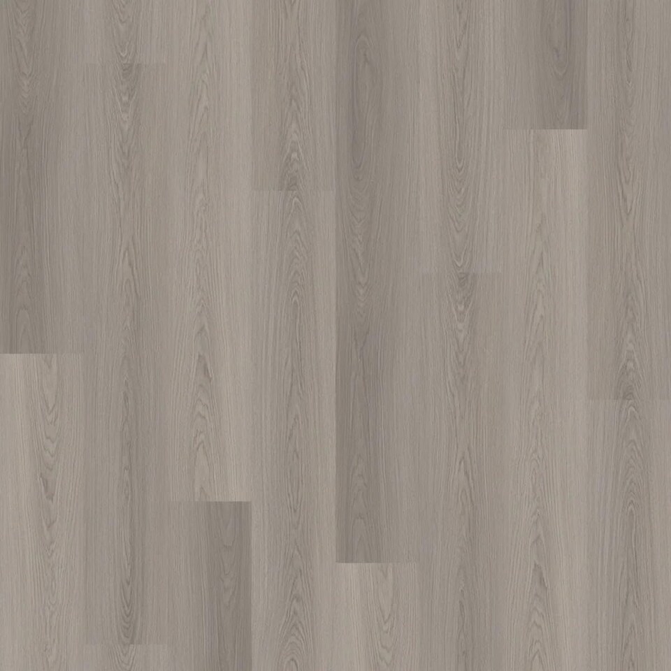 image 1 of Essential Classic Grey Wood Effect SPC Click LVT Flooring - Plank (4.4mm) For Bedroom, Living Room & Kitchen | Grey | Classic Grey Oak | Planks per Pack: 12 | Coverage per Pack: 2.65m² | 1