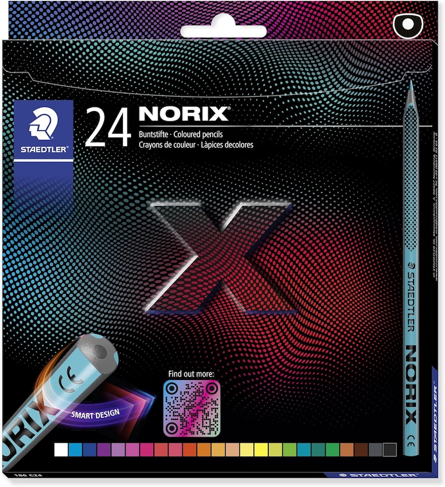 image 1 of Staedtler NORIX Coloured Pencils Pack of 24 186 C24