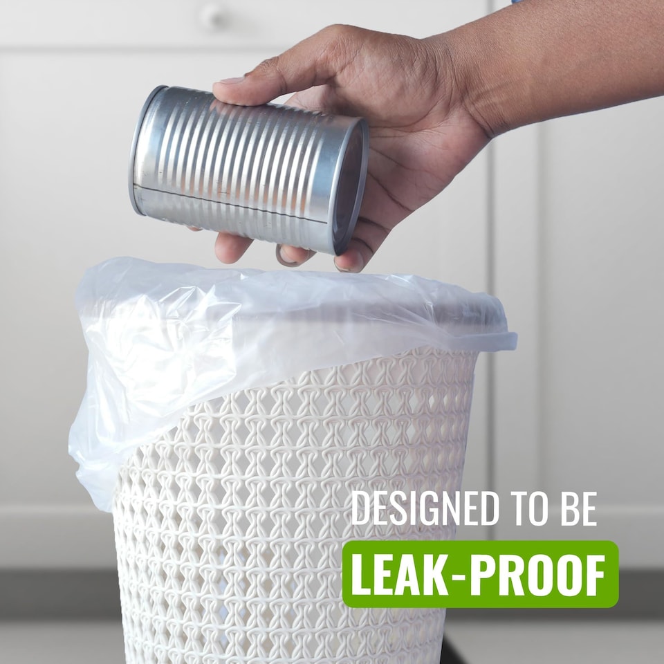 image 1 of Ecobag Heavy Duty Swing Bin Liners 55 Litre Extra Strong Leak Proof Tear Resistant