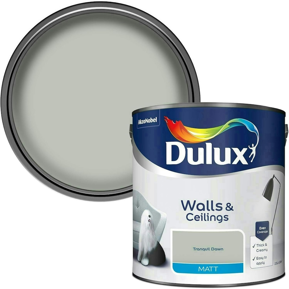 image 1 of Dulux Matt 2.5L Tranquil Dawn - Matt