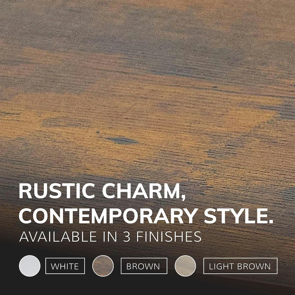 image 1 of Desk Computer PC Laptop Home Office Work desk, Study Writing Brown Rustic Style 80cm Brown