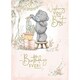 image 1 of Bear Standing On Stool Birthday Card