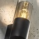 image 5 of CGC BLUEBELL Black Outdoor Cylinder Wall Light | Black | Black | Height: 22 cm, Width: 9 cm, Depth: 12 cm