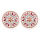 image 1 of Mediterranean Melamine Dinner Plates - Set of 2 | Red