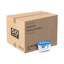 Harbour Housewares Interior Dehumidifiers - 500ml - Unscented - Pack of 50