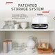 image 3 of Ultra Compact V2 3 Tier Steamer Black Stainless