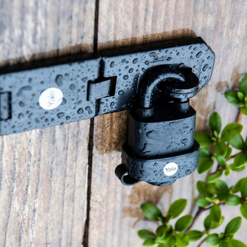 image 1 of HASP & 51MM WEATHERPROOF PADLOCK