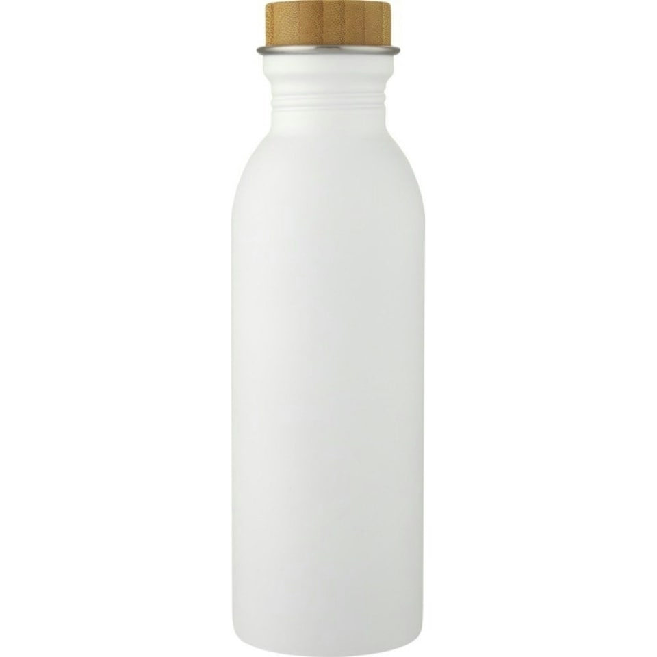 image 1 of Green Concept Kalix Stainless Steel 650ml Sports Bottle - White - One Size