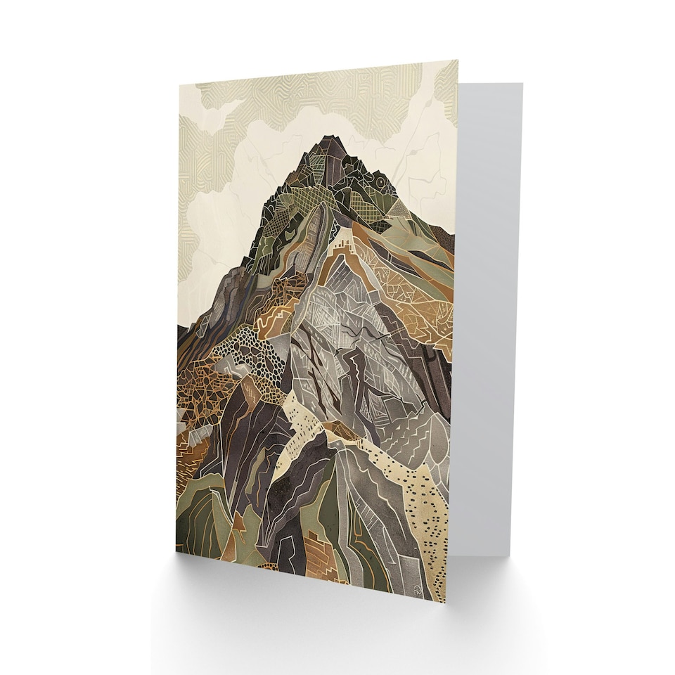 image 1 of Tryfan North Ridge Mountain Snowdonia Wales Hill Climber Card