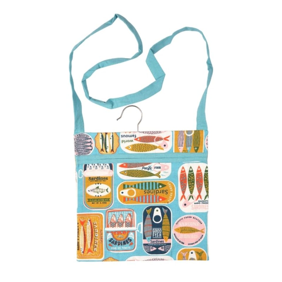 Sardines Peg Bag in Blue Colour