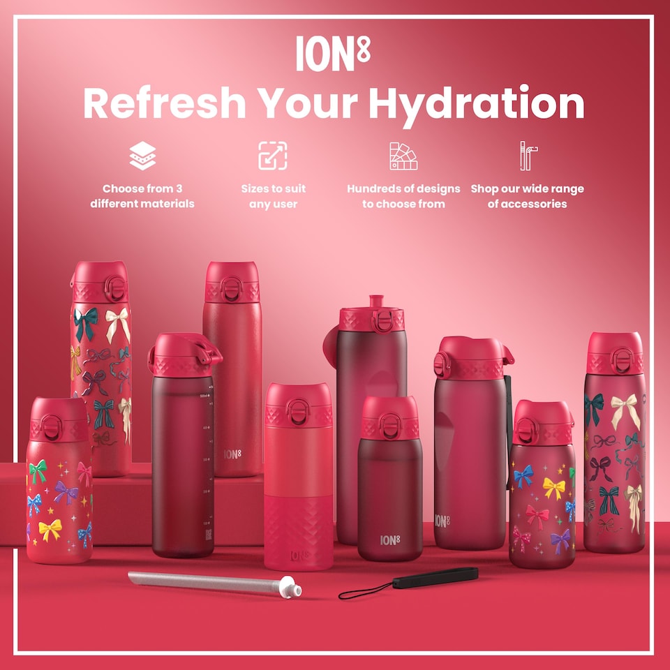 image 1 of Leak Proof 1 Litre Water Bottle, Stainless Steel, 1200ml (40oz)
