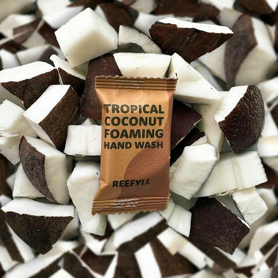 image 1 of Reefyll Foaming Hand Soap Refill Tablets Tropical Coconut 5 Tablets