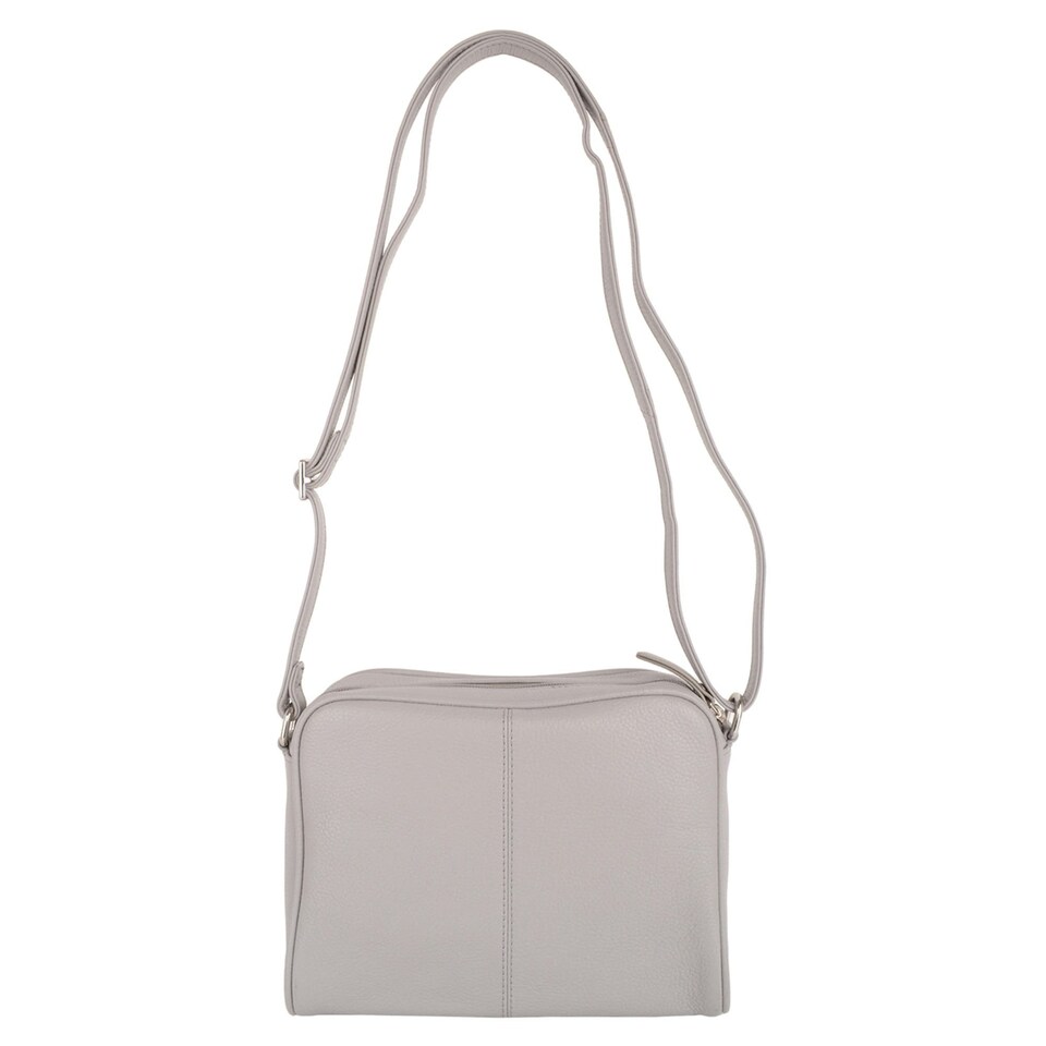 image 1 of Eastern Counties Leather Womens/Ladies Margot Suede Handbag - Light Grey - One Size | Grey