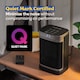 image 3 of Russell Hobbs RHCH2001S Space Heater in Black & Silver Square 1500W Portable Electric Heater