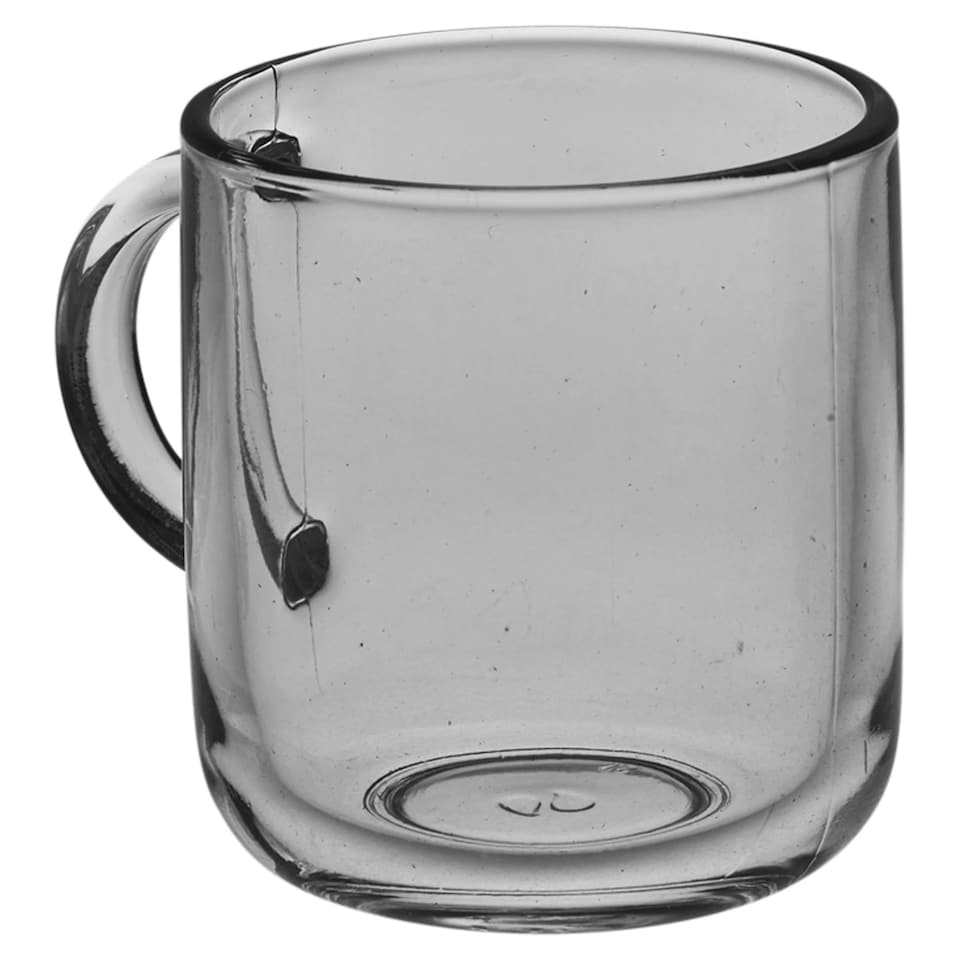image 1 of 6 Pcs Iconic Glass Mugs Coffee Tea Cup Set Hot Drinks Handle | Clear | Clear