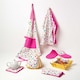 image 5 of Homescapes Multi Colour Polka Dot Reversible Bread Basket
