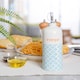 image 4 of Nicola Spring Hand-Printed Vinegar Pourer Bottle - 500ml - Blue