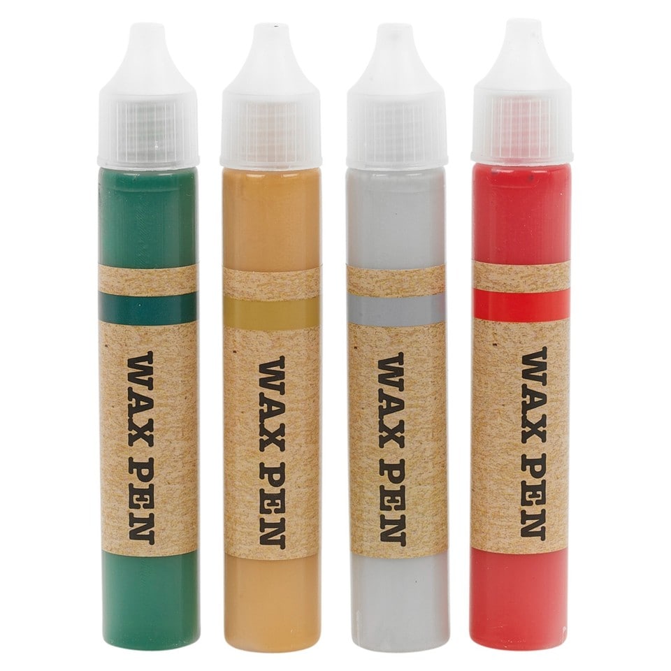 image 1 of 8 x Liquid Wax Assorted Colour Candle Decorating Christmas Party Crafts Pens