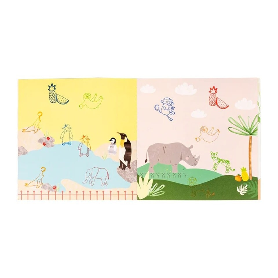 image 1 of Floss & Rock My Stamper Activity Set - Jungle Animals