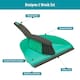 image 2 of JVL Dustpan and Bristle Brush Set, Turquoise