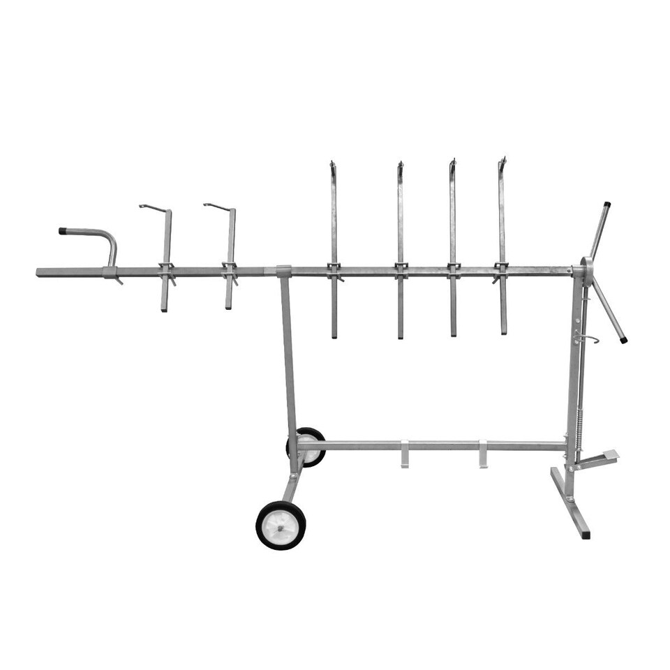 image 1 of T-Mech Rotary Paint Panel Stand Silver