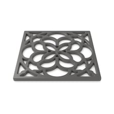Zeal Square Silicone Heritage Trivet, 18cm, Elephant Grey