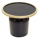 image 3 of Interiors by Premier Elva Navy And Gold Side Table