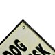 image 2 of Beware of the Dog Cast Iron Sign Plaque Wall Fence Gate Post House Farm Home