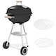 image 1 of Outsunny Portable Round Kettle Charcoal Grill BBQ Smoker with Lid Outdoor Heat Control Party Patio Barbecue Garden