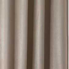 Luxe Textured Woven Blackout Eyelet Curtains 228cm x 183cm Natural Brown | Natural