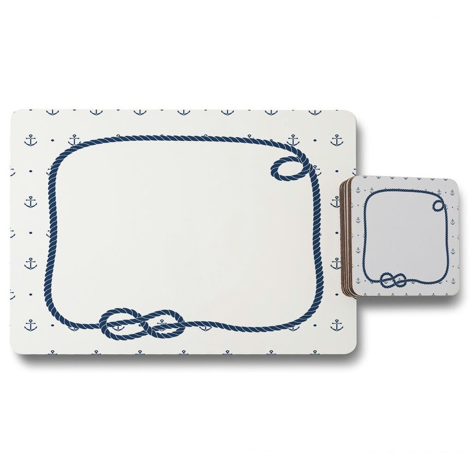 image 1 of Rope Doodle (Placemat & Coaster Set)
