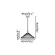 image 3 of Hue 3 Light Small Dome Ceiling Pendant Ivory, E27