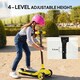 image 6 of AIYAPLAY Electric Scooter for Age 6-10, 3 Wheel Foldable Kids Scooter | Yellow