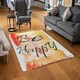 image 2 of Be Happy (Rug) Orange | Small: 60x110cm