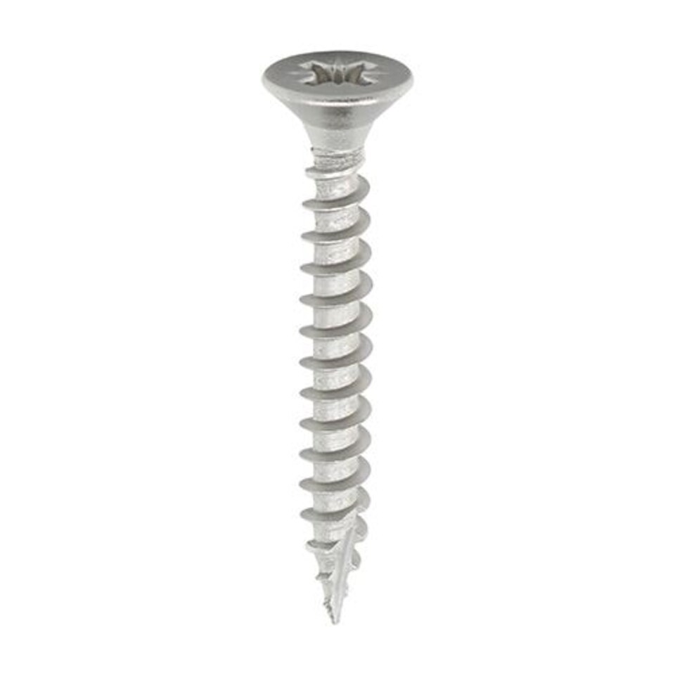 image 1 of Timco - Classic Multi-Purpose Screws - PZ - Double Countersunk - Stainless Steel (Size 4.0 x 25 - 25 Pieces)