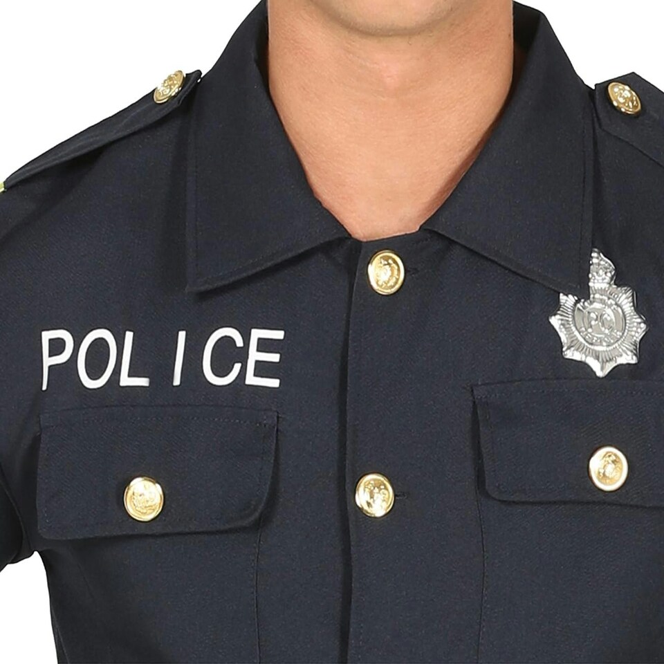 image 1 of Fancy Dress Adult Police - L
