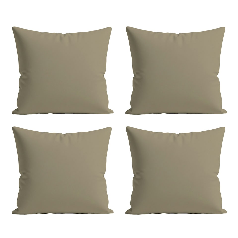 image 1 of Waterproof Outdoor Garden Cushion Covers Patio Cushion Cover Cases Square Pack Of 4 45cm X 45cm Blue