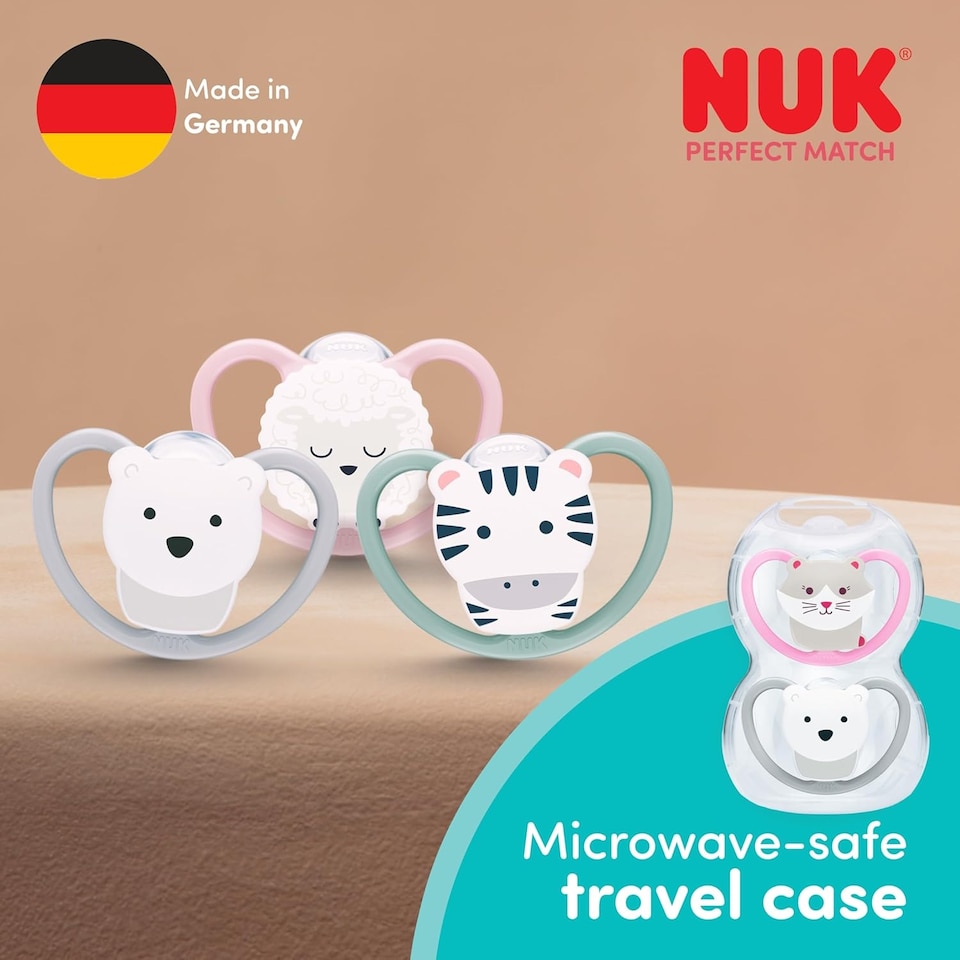 image 1 of Nuk Perfect Match Air Disney Winne The Pooh Soothers 2Pack 6-18m