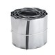 image 2 of Pack of 10 x 10m Galvanised Wavy Lawn Edging Rolls in Silver Silver