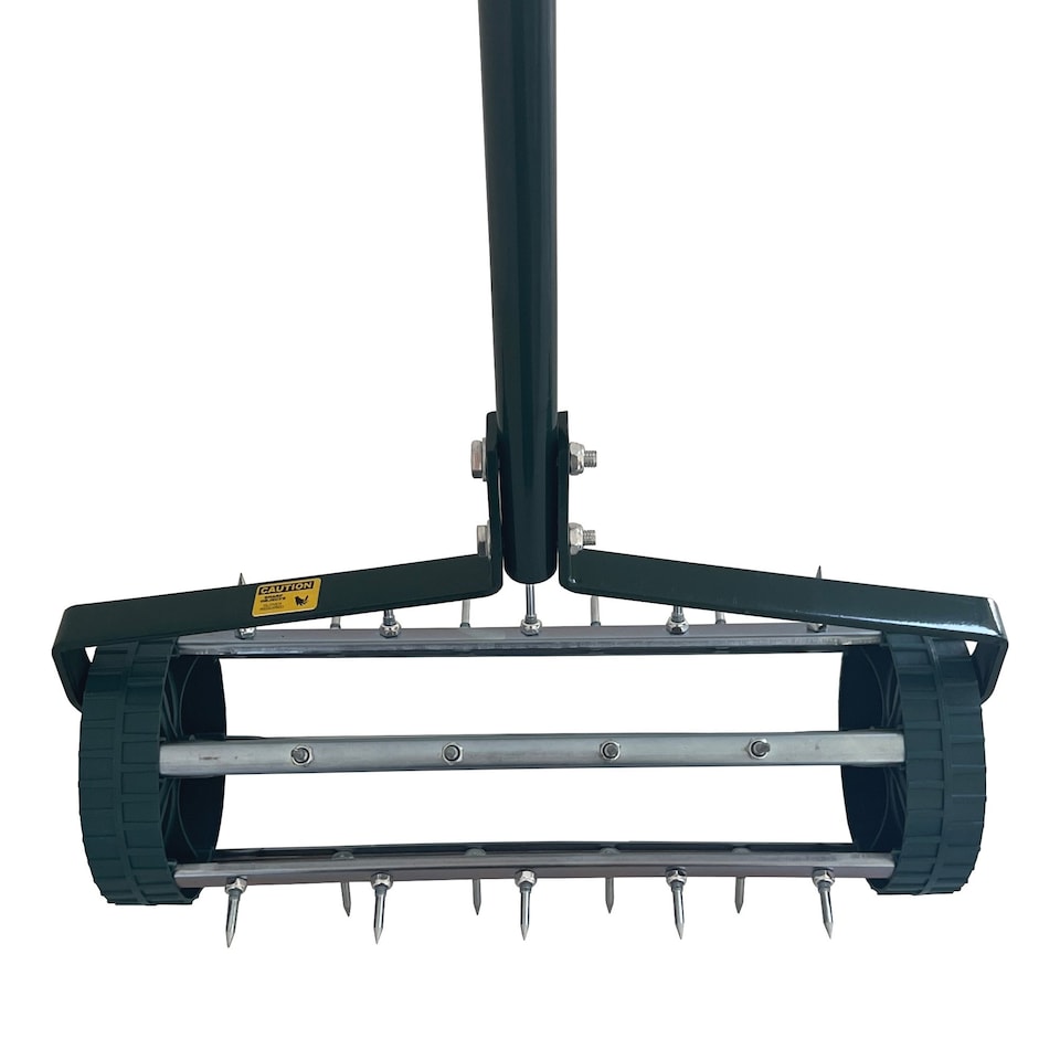 image 1 of Heavy Duty Garden Lawn Aerator - c/w Spikes