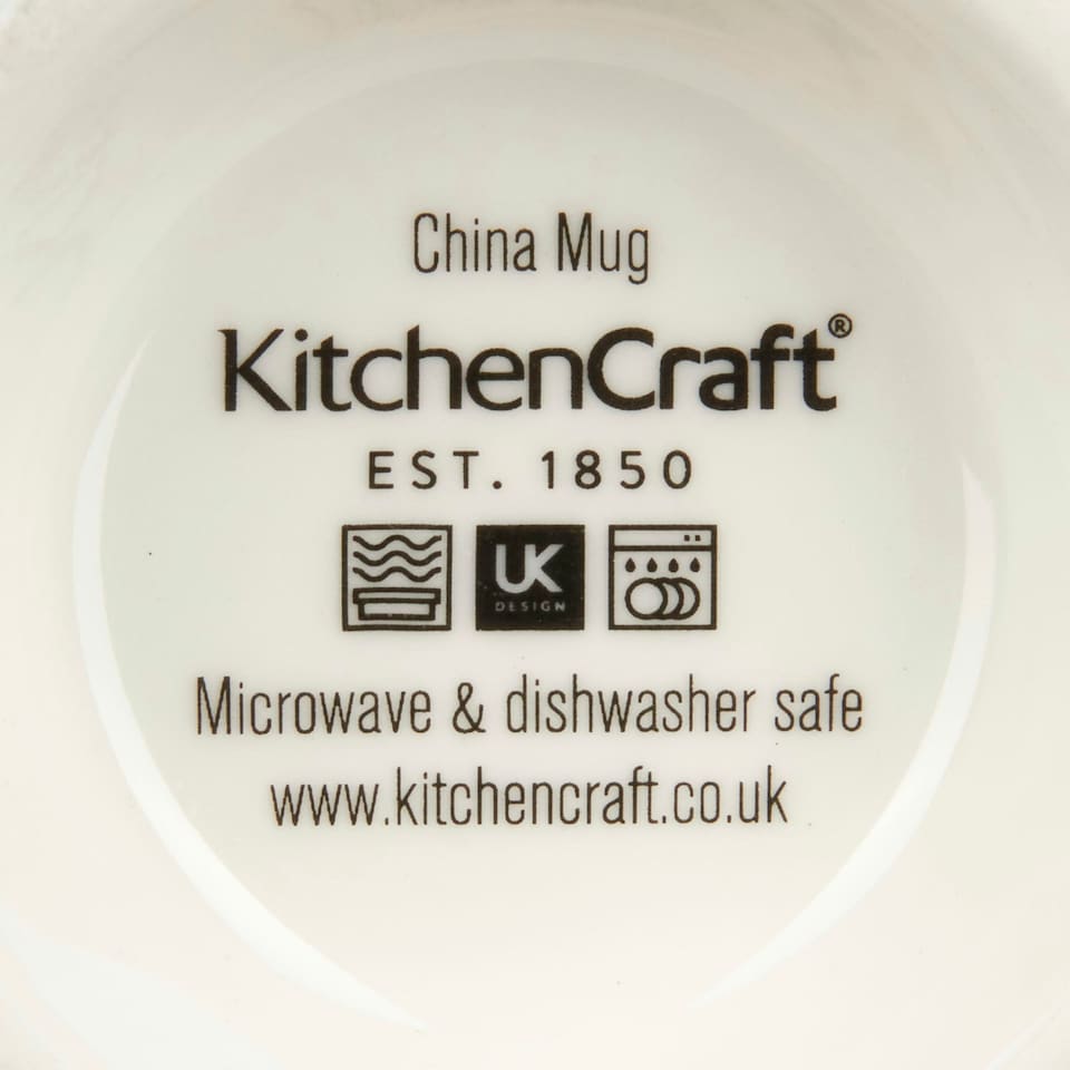 image 1 of KitchenCraft China Blue Butterfly Mug | Multi | 1