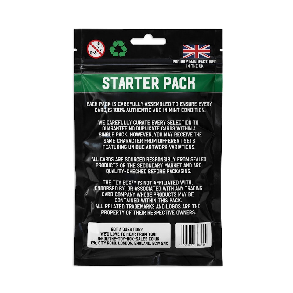 image 1 of The Toy Box Starter Pokemon Mystery Card Bundle - 10 Genuine Trading Cards with 2 Holo Cards - No Duplicates