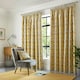 image 4 of Skandi Pencil Pleat Curtains - Ochre - 229 cm x 229 cm