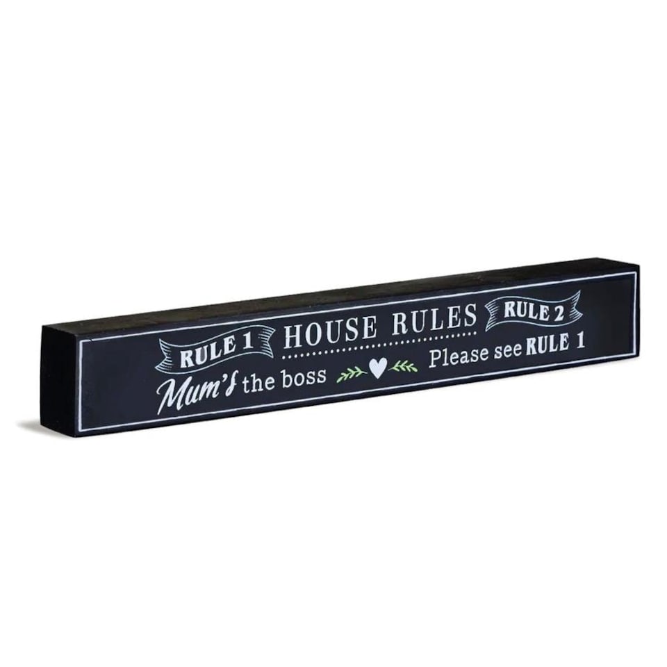History & Heraldry Sentiment Wooden Shelf Plaque Mum