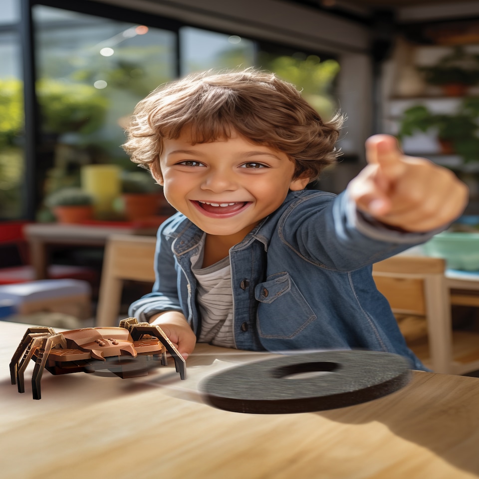 image 1 of KidzRobotix - Disc Launcher SpiderBot