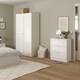 image 6 of Brande Nightstand with1 Frame Drawer in White | White | White | 1