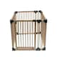 image 4 of Bettacare Wooden Dog Pen, 100cm x 100cm, Natural Wood, 76cm High, Dog Pen for Pets Dogs and Puppy, Dog Playpen Cream