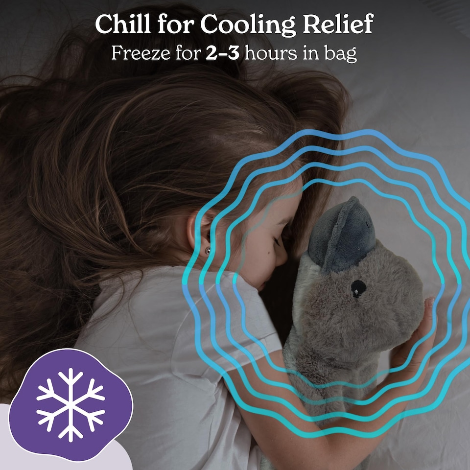 image 1 of Warmies Microwavable Platypus Plush Heat Pad, Hot or Cold Cuddly Plush, Lightly Scented with French Lavender, Soft Microwave Heat Cushion